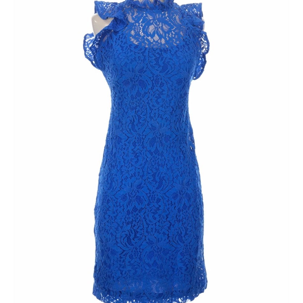 Alexia Admor Blue Lace Cocktail Dress New with Tags size medium